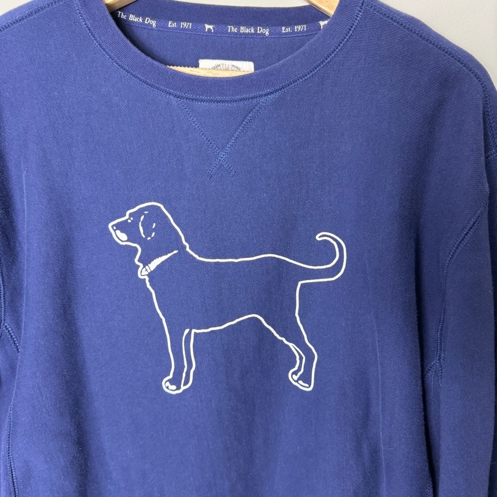 The Black Dog Martha’s Vineyard Crewneck Men’s Pullover Sweatshirt Large *K - Picture 3 of 8